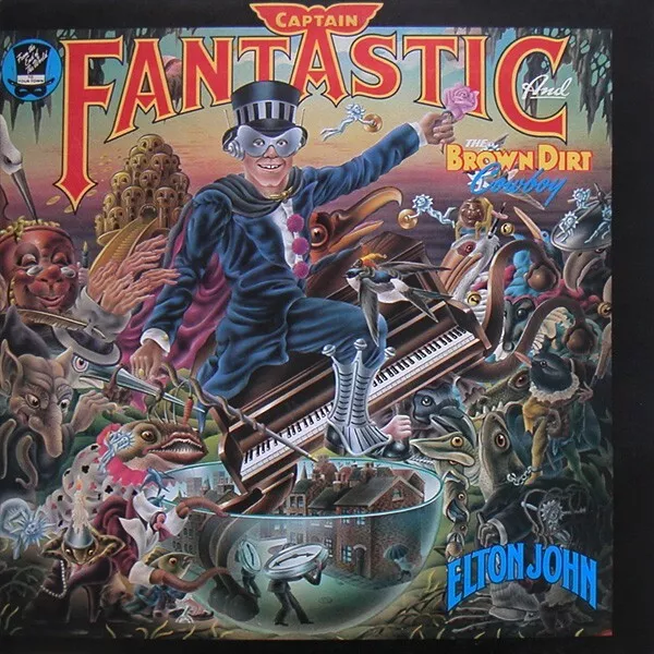 Vinyl 12" LP - Elton John - Captain Fantastic And The Brown Dirt Cowboy - ExCon