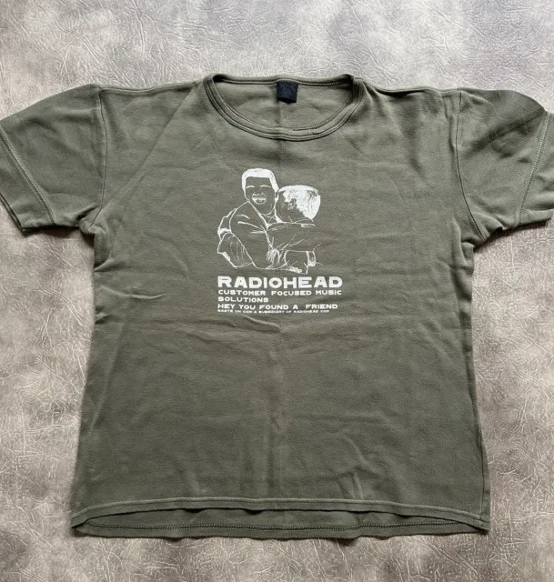 Vintage Radiohead Waste t Shirt Promo W.A.S.T.E Tour