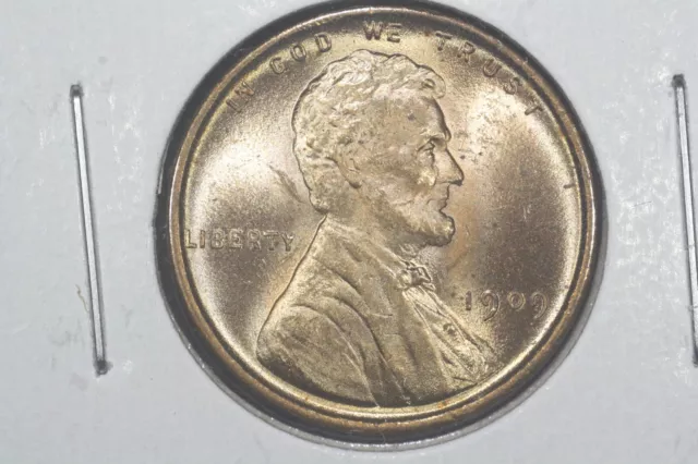 1909 VDB Lincoln Cent, Choice/Near Gem BU RD
