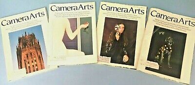 Camera Arts magazine premiere year May-August 1981 #2,3,4,5. Sold as a lot