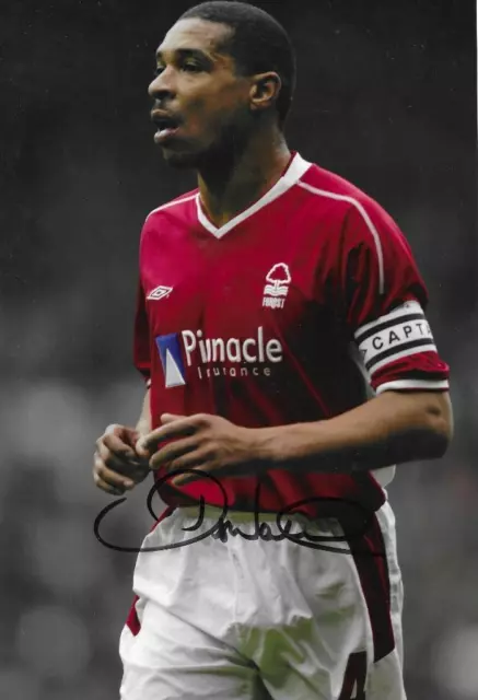 Des Walker Signed Nottingham Forest 12 X 8 Inch Action Photo