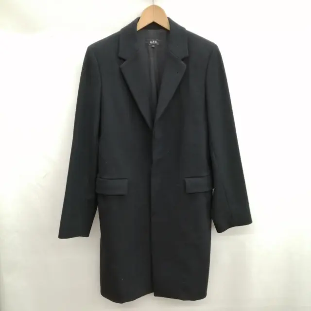 A.P.C. Black French Chester Coat