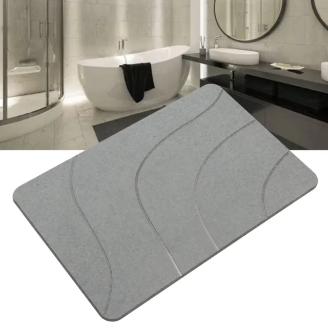 (Line 3)Bathroom Foot Pad Safe Quick Drying Diatomaceous Earth Bath Mat Anti