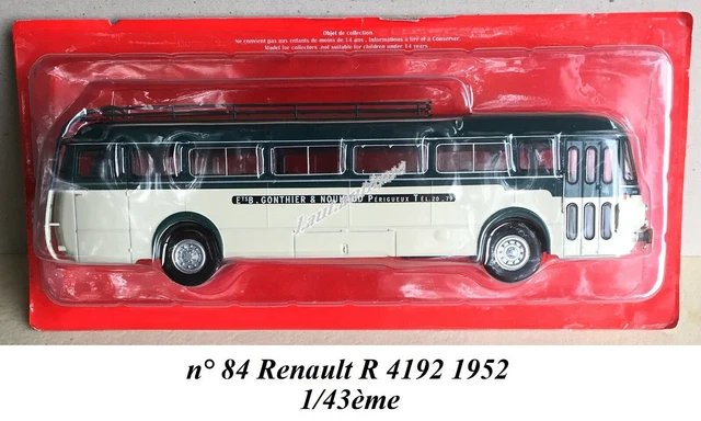 Autobus Renault R 4192 De 1952 - Hachette N°84, échelle 1/43, Collection