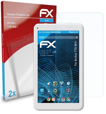 Archos atFoliX 2x Protezione Pellicola dello Schermo per Archos T70 WiFi opaco&antiurto 