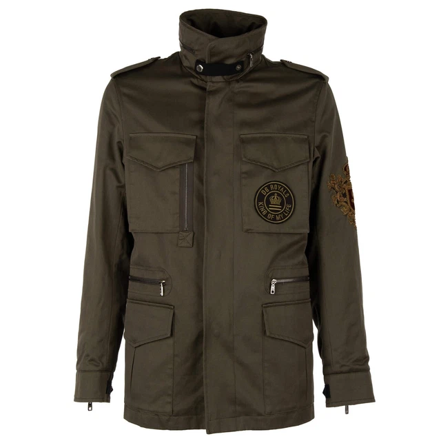 DOLCE & GABBANA Vintage Military Jacket Y2K DG Logo Camo DOLCE & GABBANA Vintage Military Jacket Y2K DG Logo Camo
