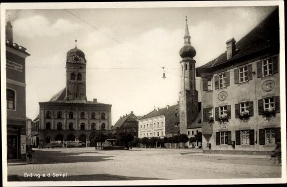 Ak Erding in Oberbayern, Schrannenplatz - 3024009