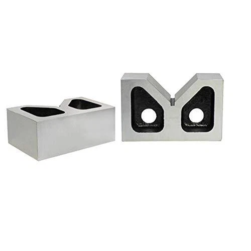 Pair of Cast Iron VEE Blocks 3 Inch Parallels Measuring Tools