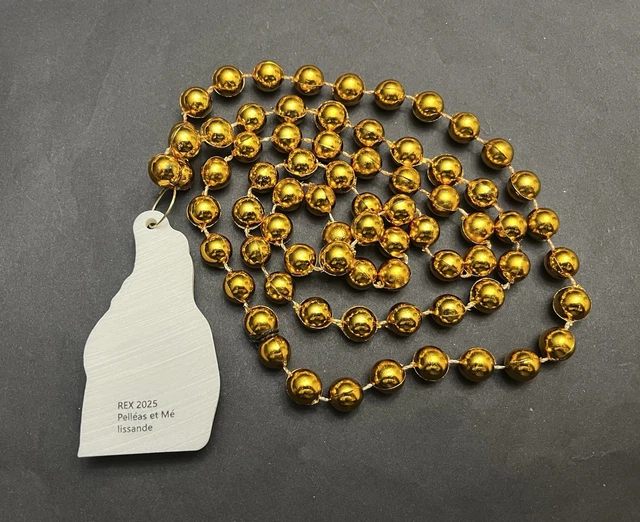 KREWE OF REX 2025 Float Bead Pelleas et Me lissande Mardi Gras NOLA £8.80 PicClick UK