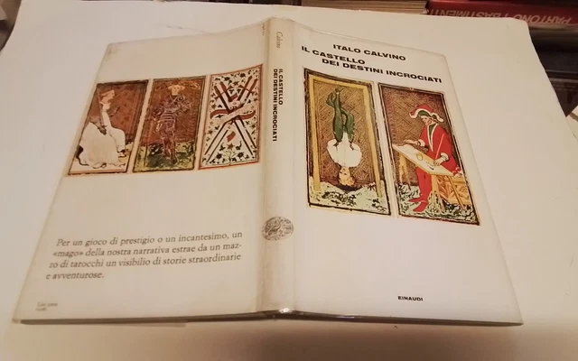 Italo Calvino Il castello dei destini incrociati Einaudi, 1a ed, 1973, 28d25 Italo Calvino Il castello dei destini incrociati Einaudi, 1a ed, 1973, 28d25