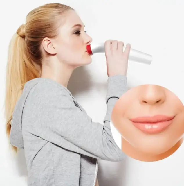 Dispositivo de relleno labial de silicona potenciador eléctrico de relleno labial herramienta de cuidado de la belleza natural