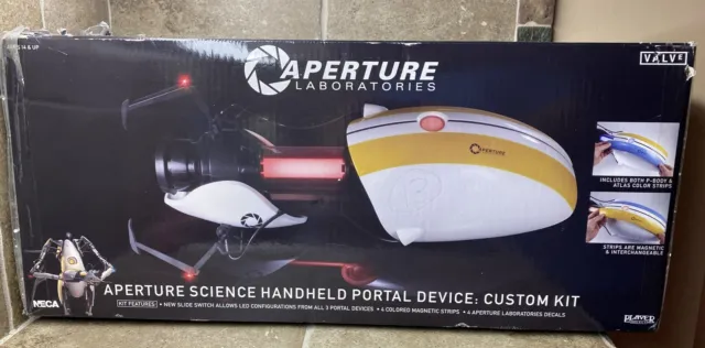 NECA Portal 2 - Aperture Science Handheld Portal Device Gun: Custom Kit RARE!