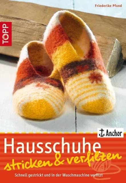 Hausschuhe stricken und verfilzen