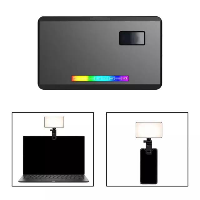 Luce video tascabile RGB Luce per fotocamera a LED a colori regolabile per