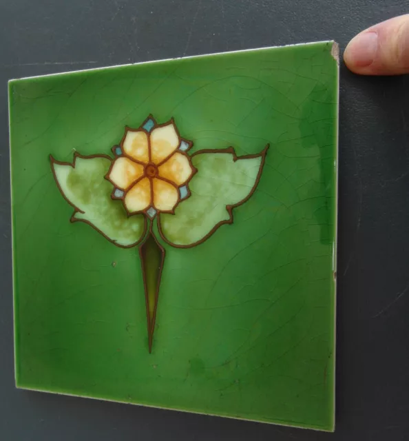 Art Nouveau stylised Tubed design, from  Henry Richards, c1906/8