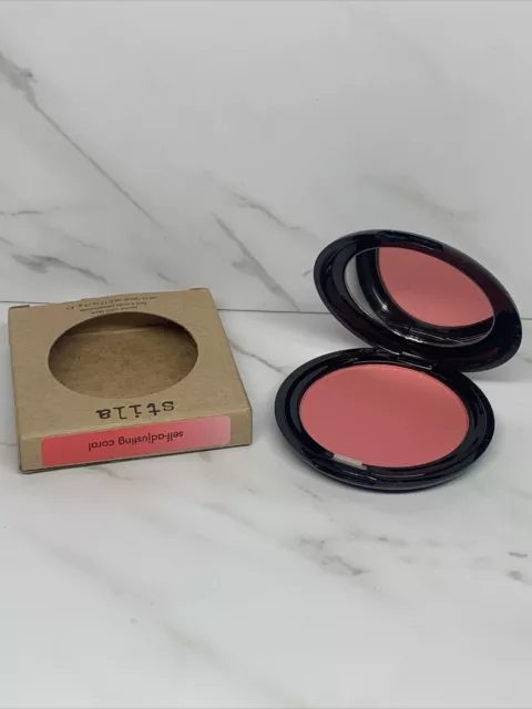 Stila Custom Color Blush *Self Adjusting Coral* BNIB FULL SIZE AUTHENTIC