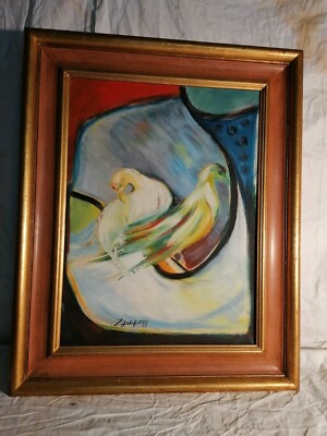 QUADRO  OLIO SU TELA DI ALDO ZACCARIA 