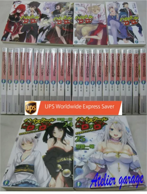 High School DxD Light Novel 1-25 Volume Set [Used]