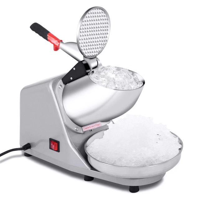 Costway Electric Ice Crusher Shaver Machine Snow Cone Maker Shaved Ice 143 Lbs