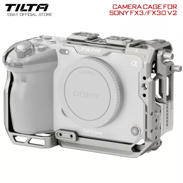 Tilta Full Camera Cage Film Halter W/Cable Clamp+Cold Shoe Für Sony FX3/FX30 V2