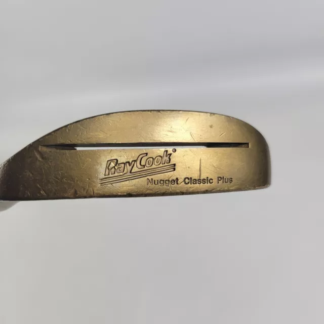 Ray Cook Nugget Classic Plus Napa-Style Brass Putter 35" Right Hand All Original