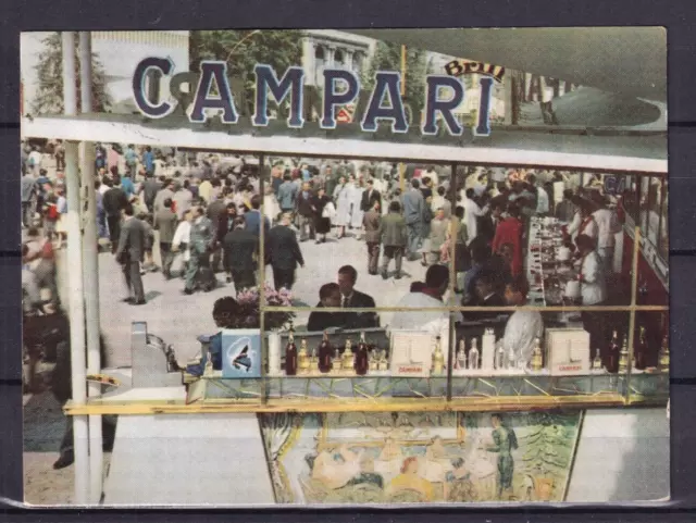 Campari Alla Fiera Di Milano - Cartolina Commemorativa