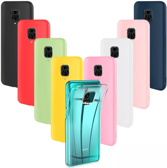 COVER CUSTODIA PER XIAOMI REDMI NOTE 9S 9 S +  PELLICOLA VETRO TEMPERATO 9h