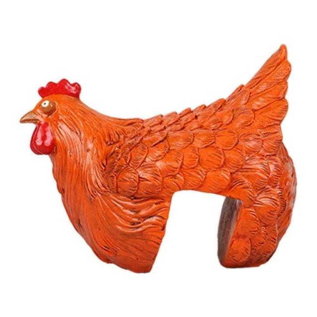 Hahn Gartendekoration Huhn Henne Kunst Hof Figur Statue Dekor Harz M4W3 6