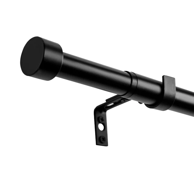 HEAVY DUTY TELESCOPING Curtain Rods for Window 32" 72" Blackout Room