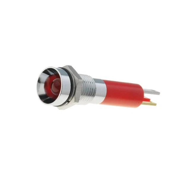 19050353 Luce di Controllo: LED concavo 24VDC Apertura: Ø8mm IP40 Plastica CML SEMIC