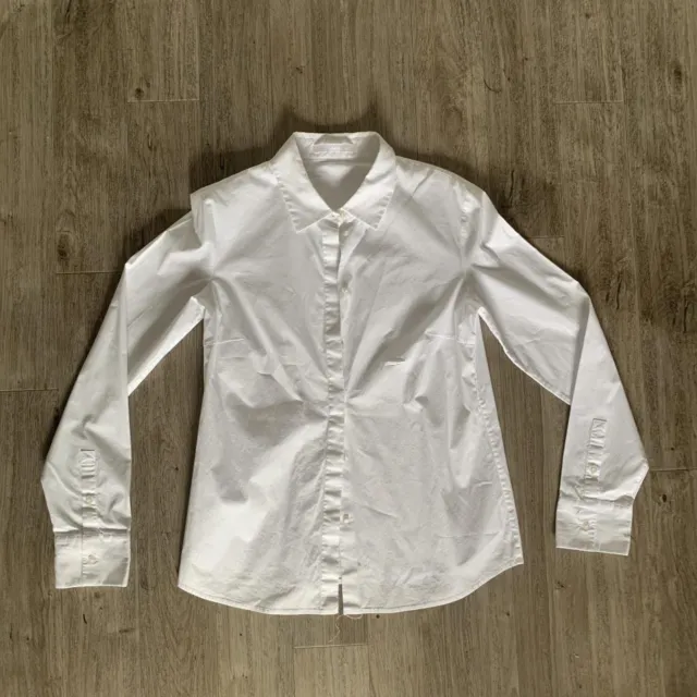 Hugo Boss slim fit blouse in cotton blend 2