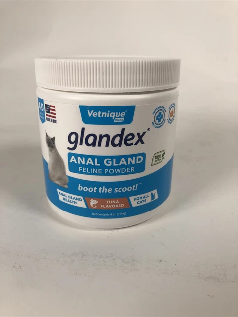 Vetnique Labs Glandex Feline Anal Gland Fiber Powder for Cats Digestive Enzyme