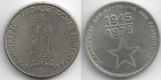 Hettstedt-Medaille Berlin Treptow Ehrenmal 30 Jahre Befreiung vom Faschismus 197