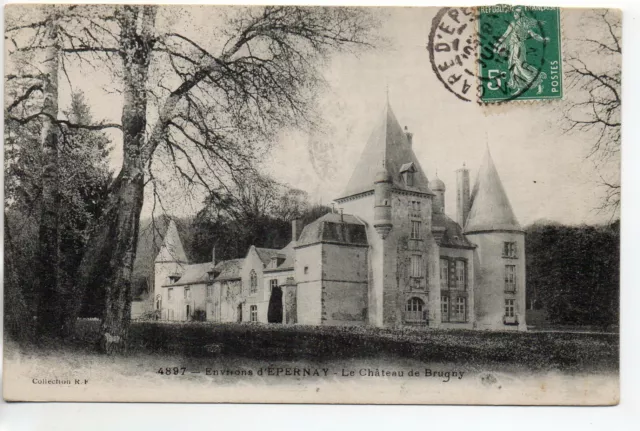 BRUGNY aux environs d' EPERNAY - Marne - CPA 51 - le Chateau 14