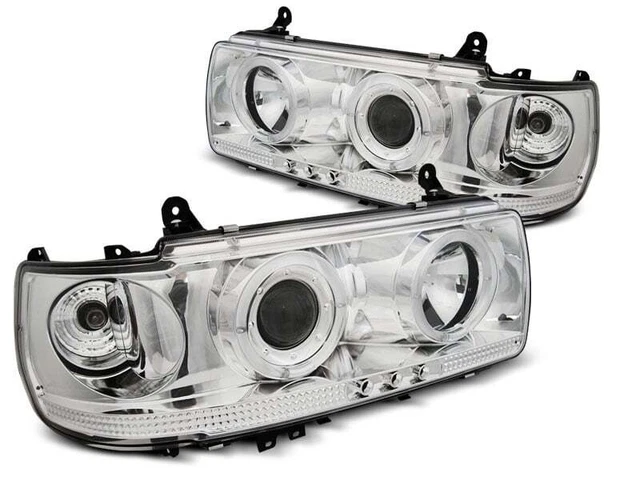 Lot De 2 Phares Halogènes Pour Toyota Land Cruiser 80 (J8) 1990-1998 - Gauche Et Droit, Manuel, Type H4/H1, Agréés StVZO