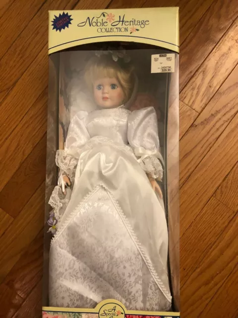Heritage Signature Collection Wedding Day Porcelain Bride Doll 16"