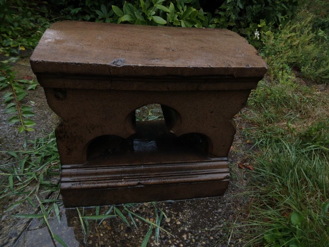 Old Salvaged Architectural Building Fragment Remant Terracotta Victorian Piece