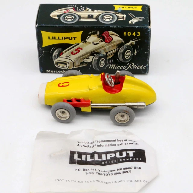 SCHUCO LILLIPUT MICRO Racer 1043 Mercedes 2,5 L Red Wind-Up
