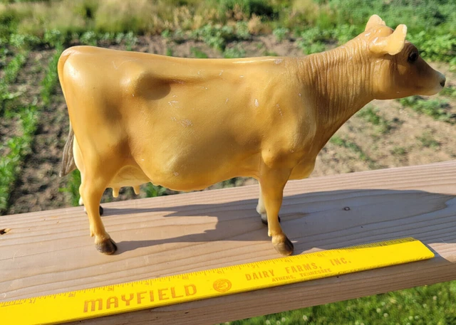 Jersey Cow Figurine Collection including Breyer, Britains, Marx, others