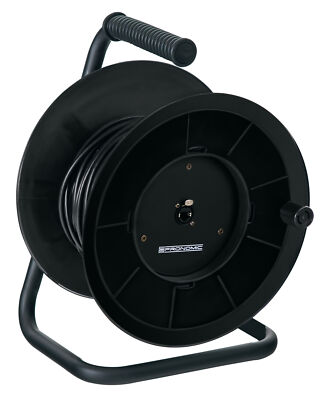 PRONOMIC Avvolgicavo Tamburo Con Cavo Rete Ethernet Neutrik EtherCon 50m Cat5e ø 26 cm 