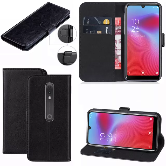 For Vodafone Smart V10 New PU Leather Wallet Flip Stand Magnetic Case Cover