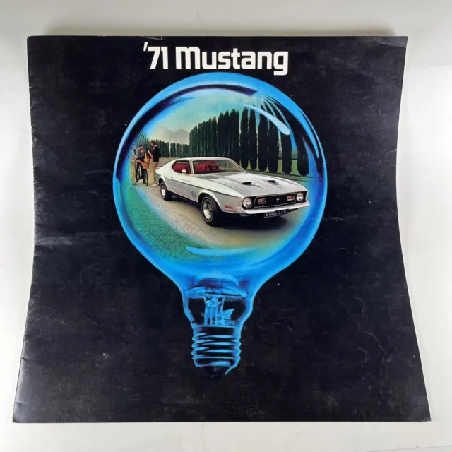 1971 Ford Mustang Car  Dealer Showroom Sales Brochure 16 Pg