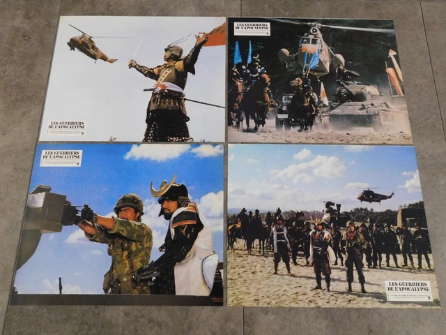 LES GUERRIERS DE l'Apocalypse 12 Photos Lobby Cards France 21x27cm 8"11