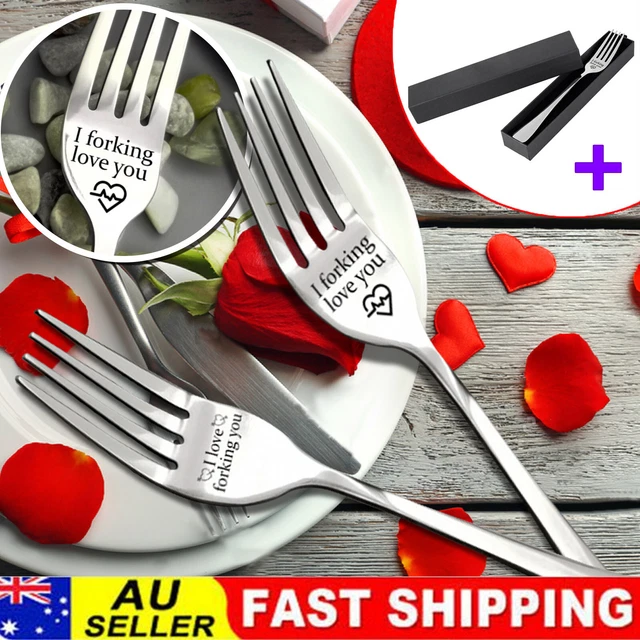 I Forking Love You Engraved Fork Best Present For Husband Madam Family Friends