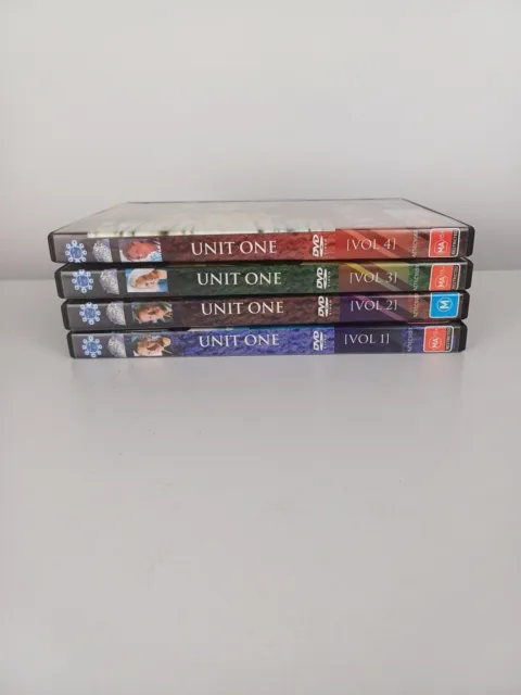 Unit One  Complete series Volumes 1 2 3 4 DVD Region 4 RARE