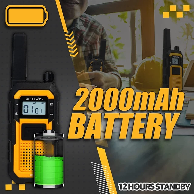 Retevis RB648 Heavy Duty Walkie Talkies wasserdichtes Funkgerät IP67 Logistik 2