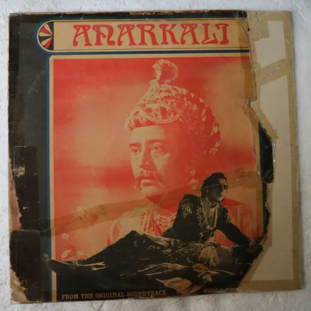 Anarkali C.Ramchandra Hindi Bollywood LP Record India-2569