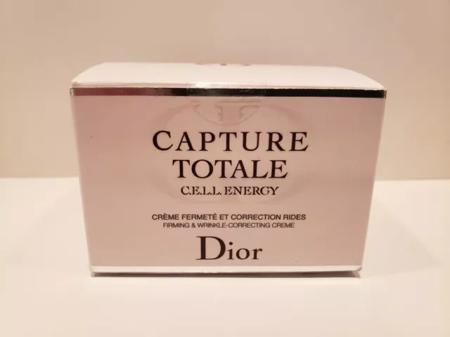 Dior~Capture Totale Cell Energy ~ Firming & Wrinkle Correcting Creme ~1.7 oz~NIB