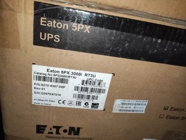 ONDULEUR Eaton 5PX 3000I RT2U NETPACK NEUF