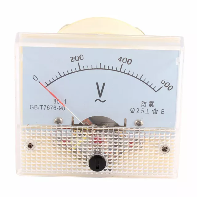 AC 0-600V Analog Panel Volt Voltage Meter Voltmeter Gauge